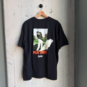 Malbon Black T-Shirt XL undefeated play dirty